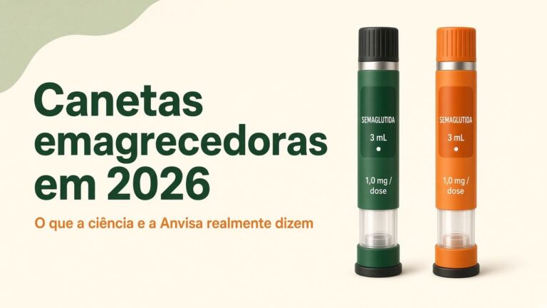 Canetas emagrecedoras em 2026: o que a ciência e a Anvisa realmente dizem