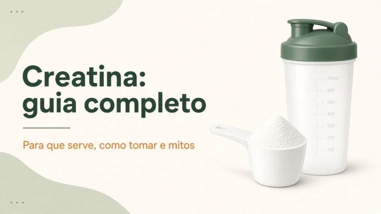 Creatina: guia completo — para que serve, como tomar e mitos
