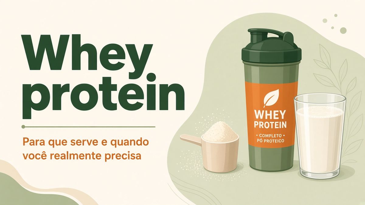 Whey protein: para que serve e quando você realmente precisa